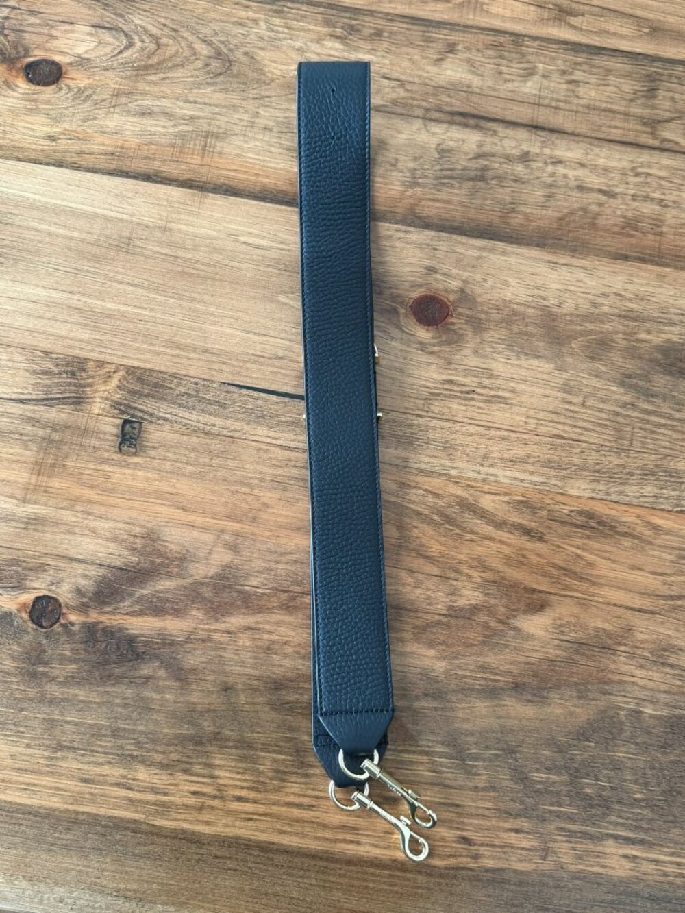 CUYANA black adjustable leather wide strap for bag - NEW without tag - Picture 6 of 7
